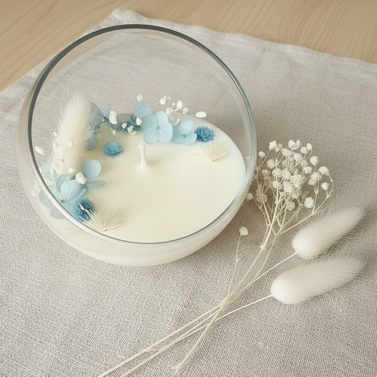 Candele botaniche: quando i fiori veri diventano luce